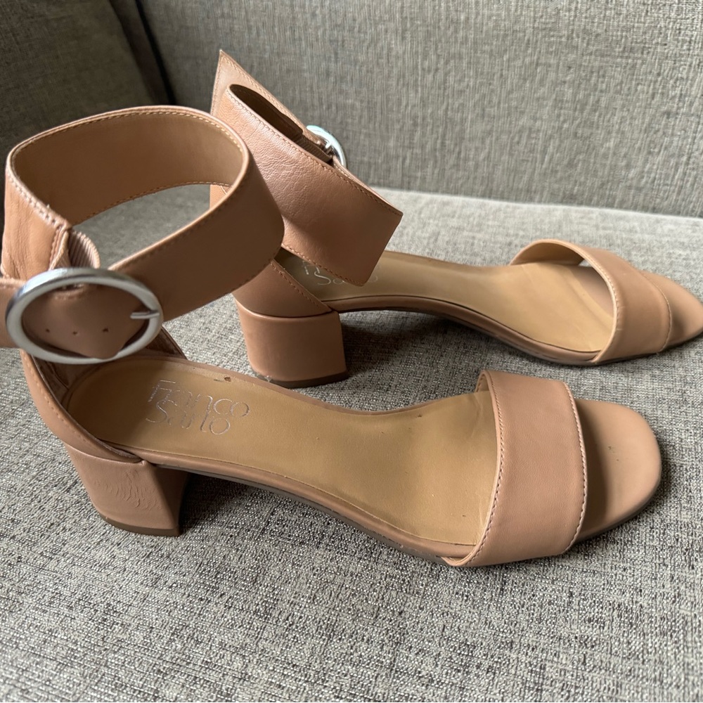 Franco Sarto tan slingback sandel size 7. Only wore 2-3 times